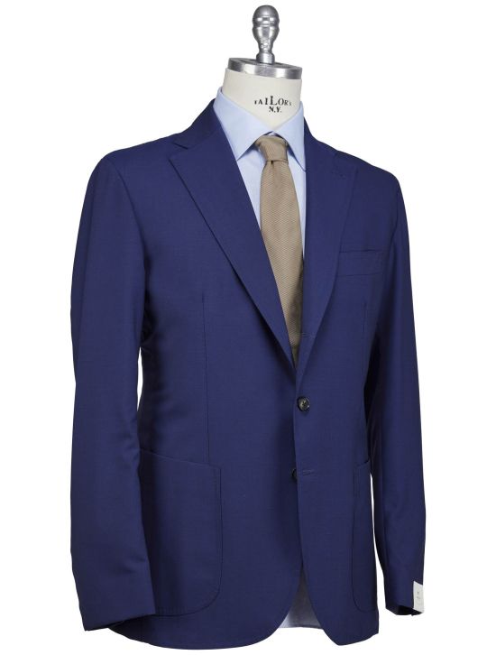 Luigi Borrelli Luigi Borrelli Blue Virgin Wool Blazer Blue 001