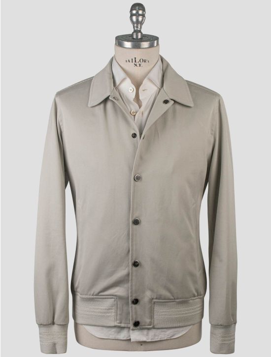 Isaia Isaia Gray Cotton Coat Gray 000