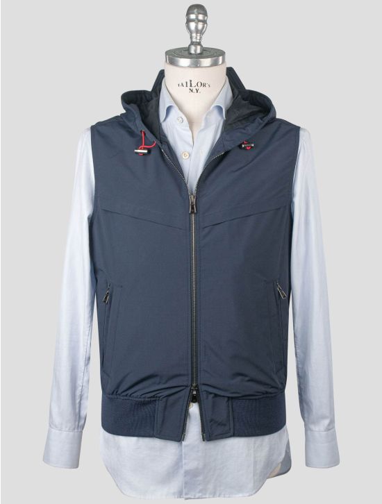 Isaia Isaia Blue Wool Pa Gilet Blue 000