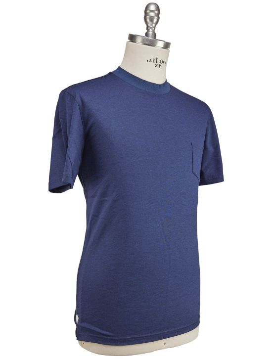 Luigi Borrelli Luigi Borrelli Blue Cotton T-Shirt Blue 001