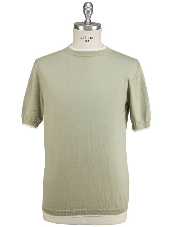 Luigi Borrelli Luigi Borrelli Green Cotton T-Shirt Green 000