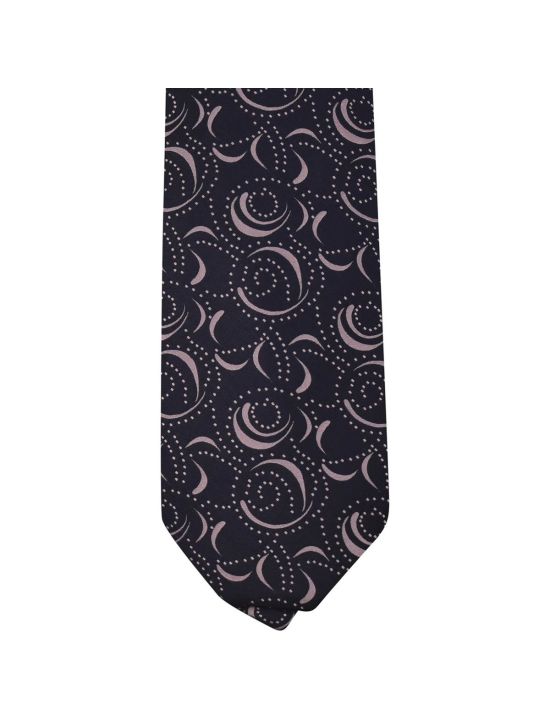 Zilli Zilli Violet Pink Silk Tie Violet/Pink 001