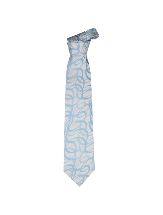 Zilli Zilli Light Blue Silk Tie Light Blue 000