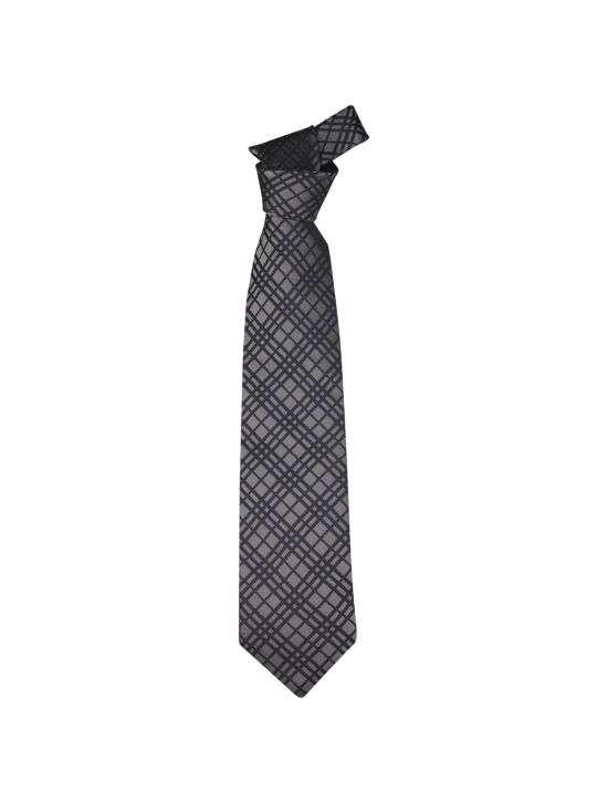 Zilli Zilli Gray Silk Tie Gray 000