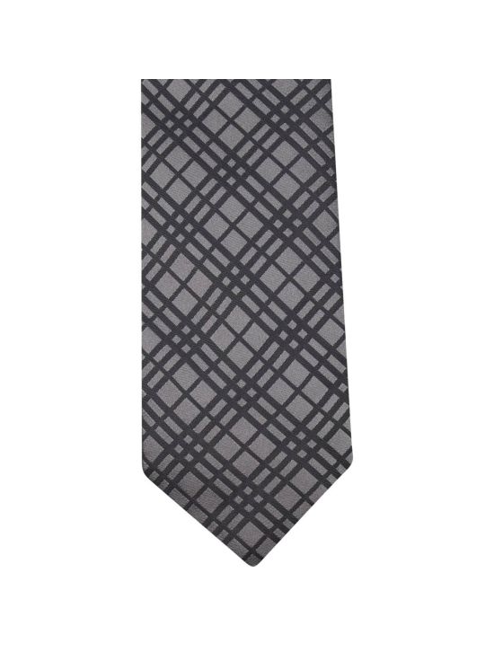 Zilli Zilli Gray Silk Tie Gray 001