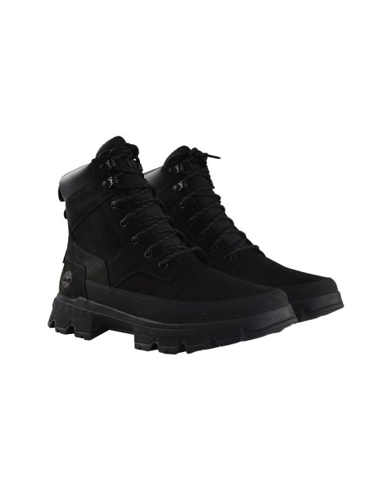 Timberland Timberland Black Leather Nubuck Boots Black 000