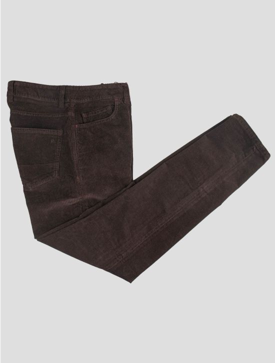 Isaia Isaia Brown Cotton Ea Velvet Jeans Brown 000