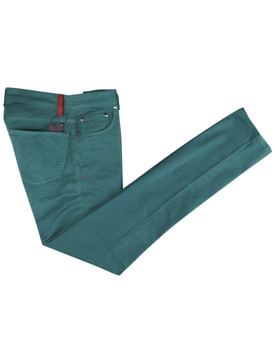 Isaia Isaia Green Cotton Ea Jeans Green 000