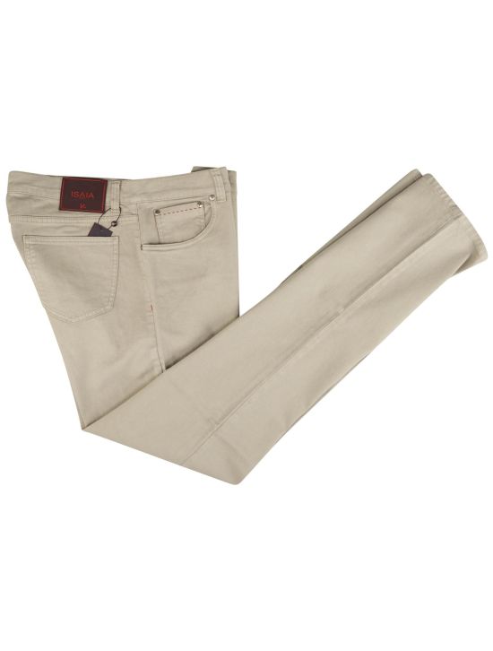 Isaia Isaia Gray Cotton Ea Jeans Gray 000