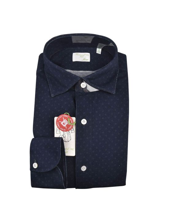 Finamore Finamore Blue Cotton Shirt Blue 000