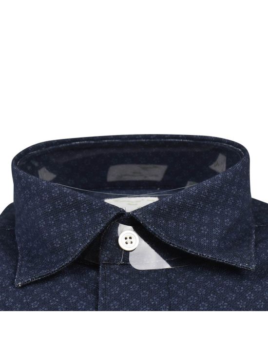 Finamore Finamore Blue Cotton Shirt Blue 001