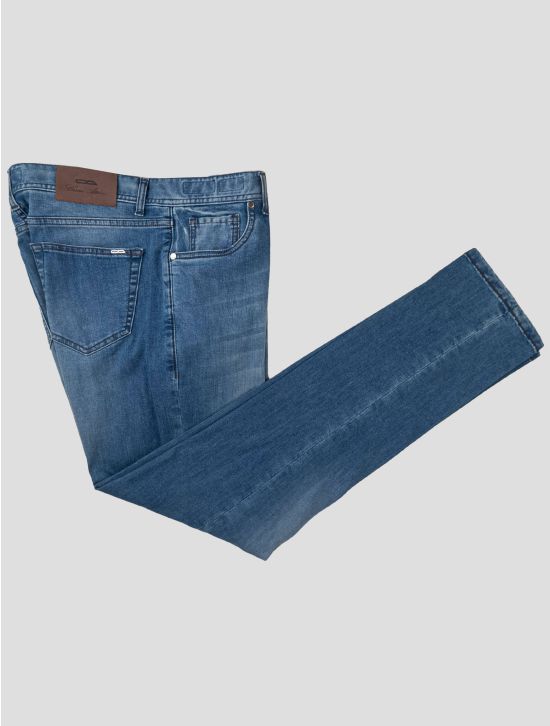 Cesare Attolini Cesare Attolini Blue Cotton Pl Ea Jeans Blue 000