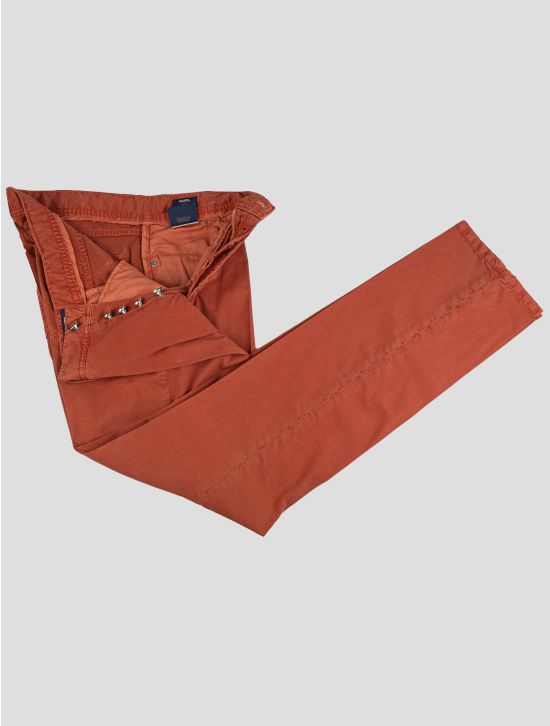 Cesare Attolini Cesare Attolini Orange Cotton Silk Ea Jeans Orange 001