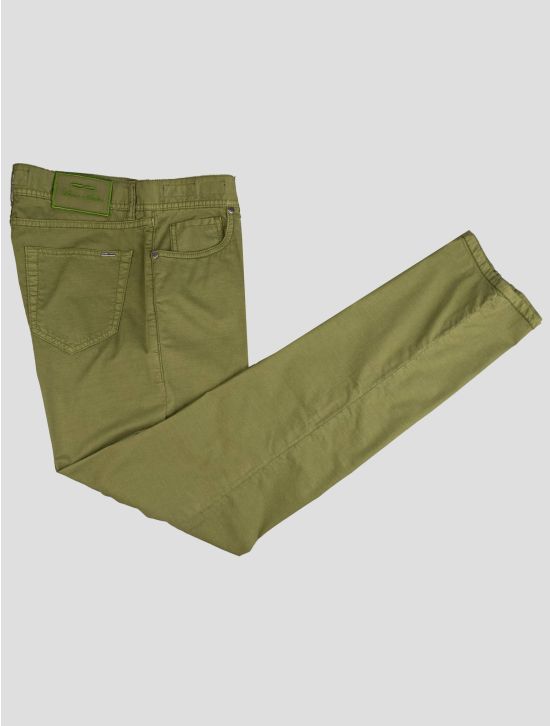 Cesare Attolini Cesare Attolini Green Cotton Silk Ea Jeans Green 000