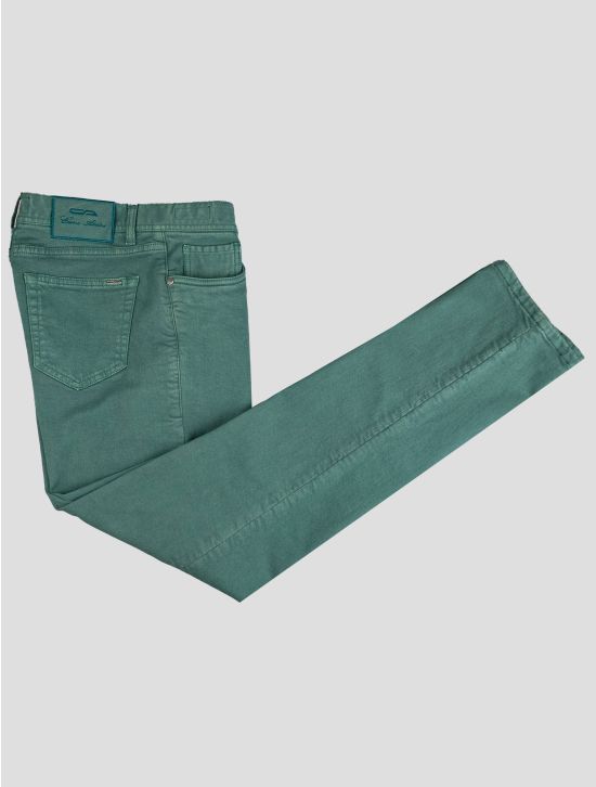 Cesare Attolini Cesare Attolini Green Cotton Ea Jeans Green 000