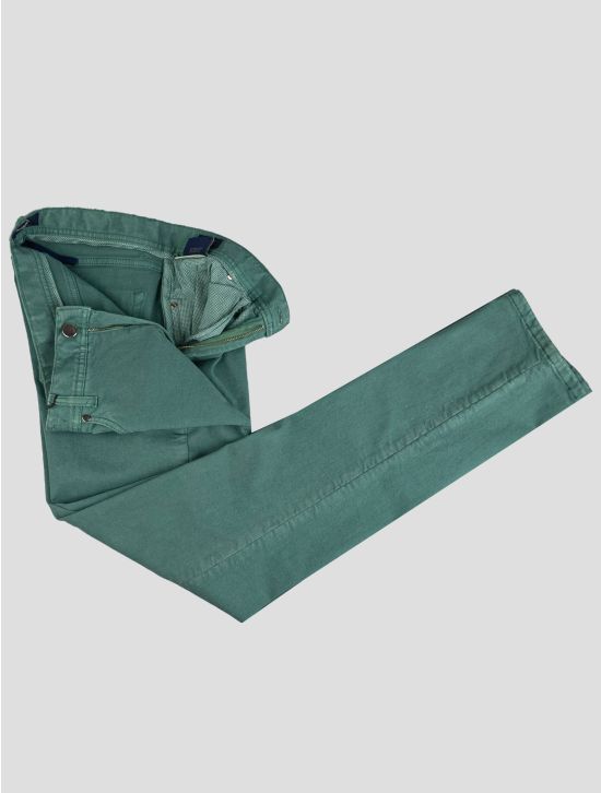 Cesare Attolini Cesare Attolini Green Cotton Ea Jeans Green 001