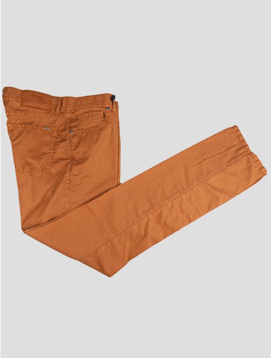 Cesare Attolini Cesare Attolini Orange Cotton Linen Ea Jeans Orange 000