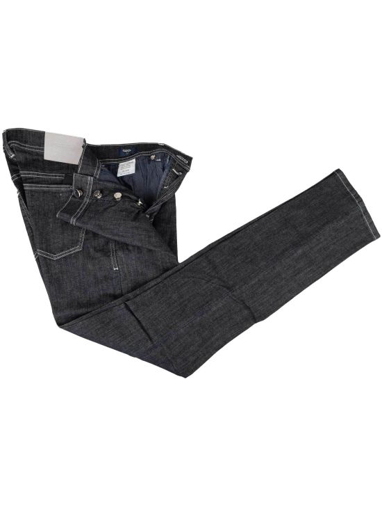 Cesare Attolini Cesare Attolini Dark Blue Cotton Ea jeans Dark Blue 001