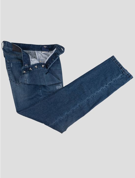 Cesare Attolini Cesare Attolini Blue Cotton Ea Jeans Blue 001