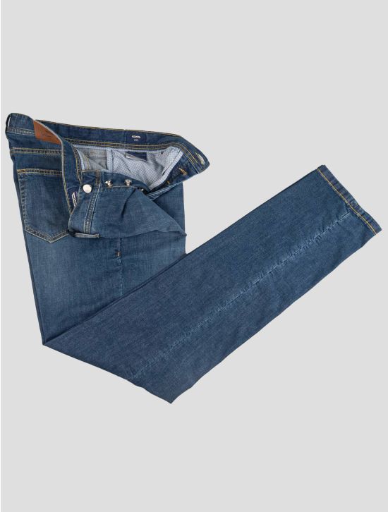 Cesare Attolini Cesare Attolini Blue Cotton Ea Jeans Blue 001