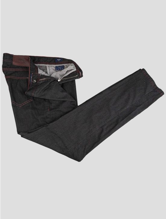 Cesare Attolini Cesare Attolini Black Cotton Pu Jeans Black 001