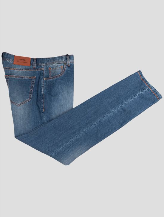 Cesare Attolini Cesare Attolini Blue Cotton Pu Jeans Blue 000