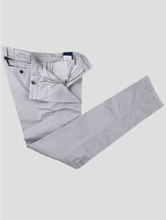 Cesare Attolini Cesare Attolini Gray Cotton Ea Pants Red 001