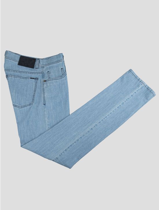 Cesare Attolini Cesare Attolini Light Blue Cotton Ea Jeans Light Blue 000