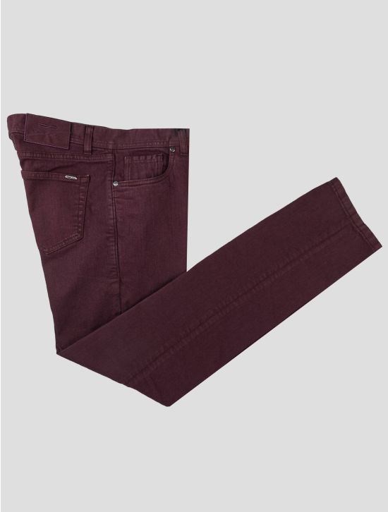 Cesare Attolini Cesare Attolini Burgundy Cotton Ea Jeans Burgundy 000