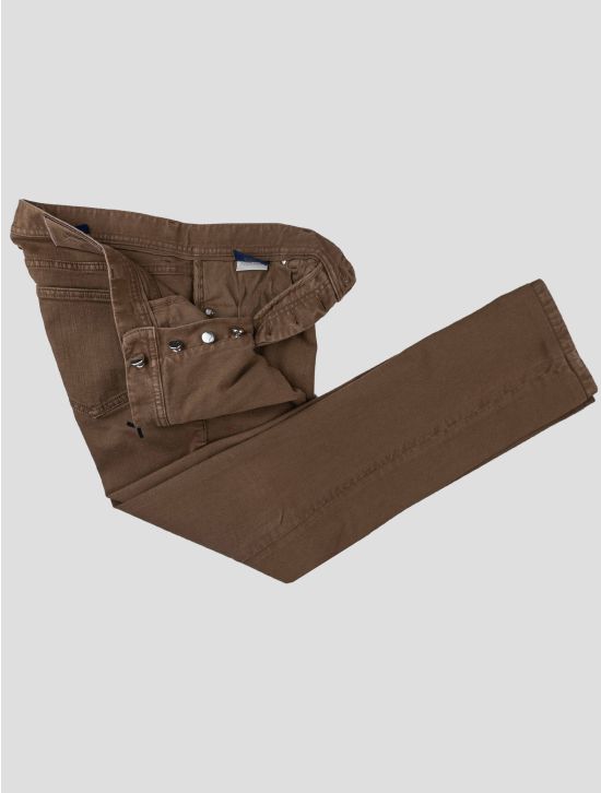 Cesare Attolini Cesare Attolini Brown Cotton Ea Jeans Brown 001