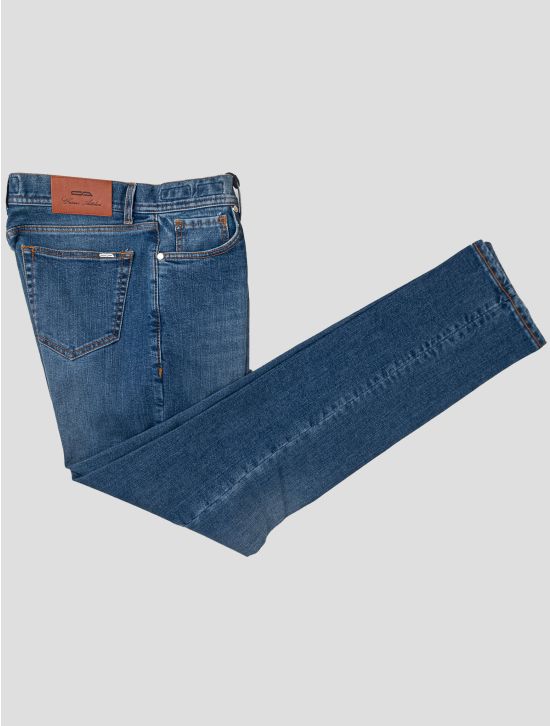 Cesare Attolini Cesare Attolini Blue Cotton Pl Ea Jeans Blue 000