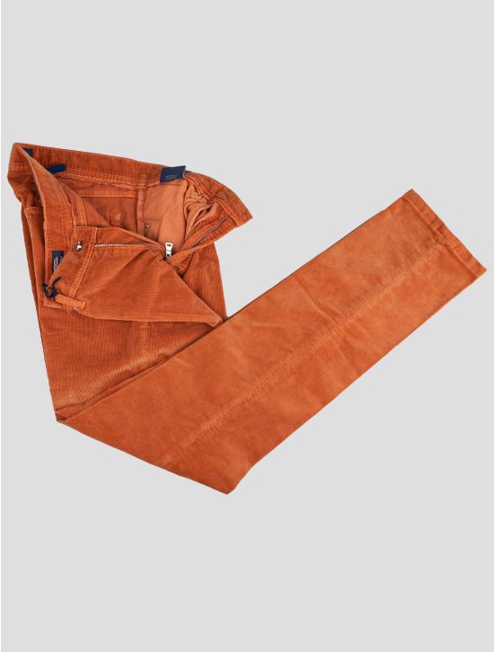 Cesare Attolini Cesare Attolini Orange Cotton Cashmere Ea Velvet Jeans Orange 001