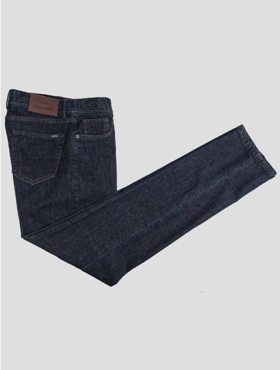 Cesare Attolini Cesare Attolini Dark Blue Cotton Cashmere Ea Jeans Dark Blue 000