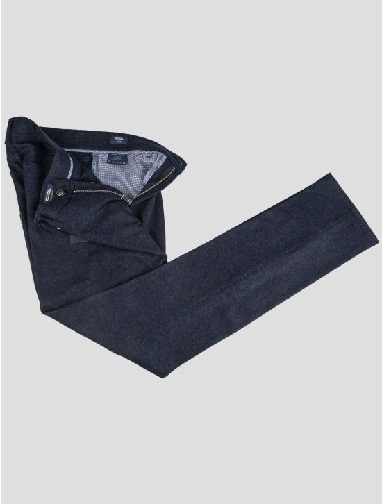 Cesare Attolini Cesare Attolini Dark Blue Virgin Wool Jeans Dark Blue 001