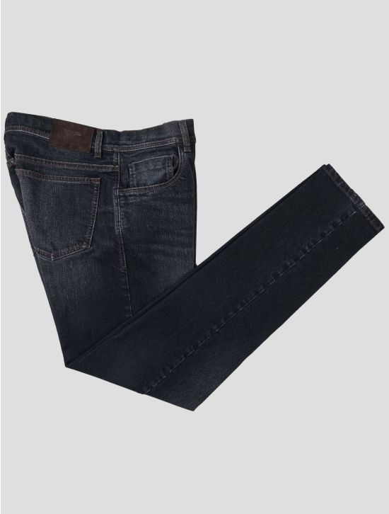 Cesare Attolini Cesare Attolini Black Cotton Pu Jeans Black 000