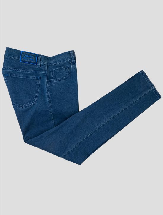 Cesare Attolini Cesare Attolini Blue Cotton Pl Ea Jeans Blue 000