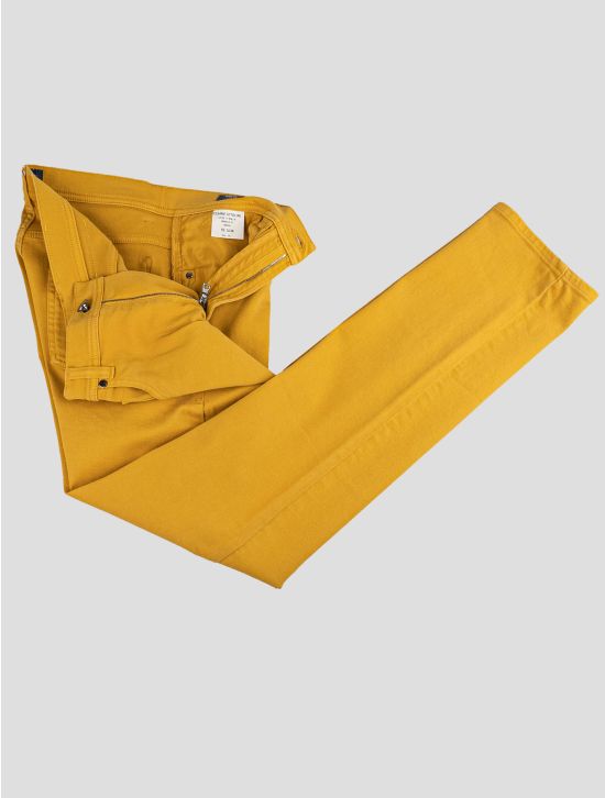 Cesare Attolini Cesare Attolini Yellow Cotton Pu Jeans Yellow 001