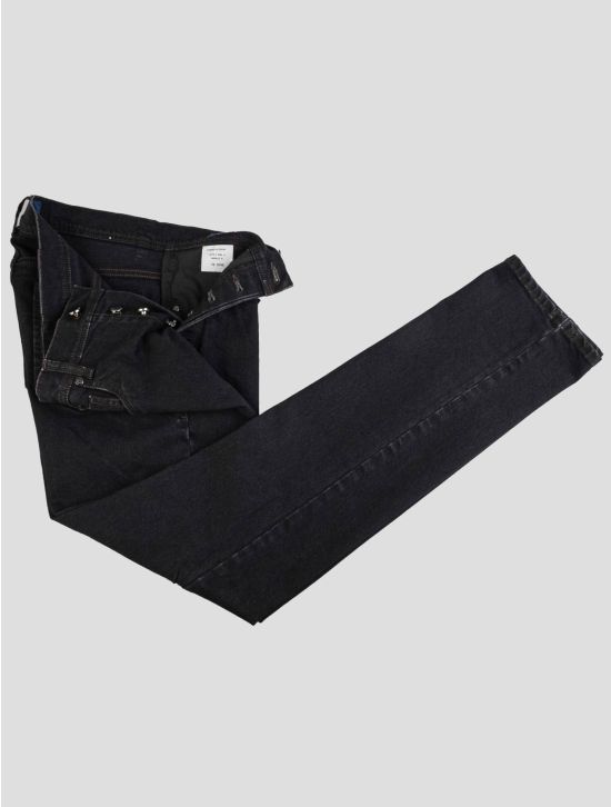 Cesare Attolini Cesare Attolini Black Cotton Pu Jeans Black 001