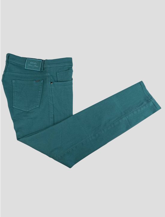 Cesare Attolini Cesare Attolini Green Cotton Ea Jeans Green 000