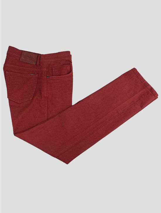 Cesare Attolini Cesare Attolini Burgundy Cotton Cashmere Ea Jeans Burgundy 000