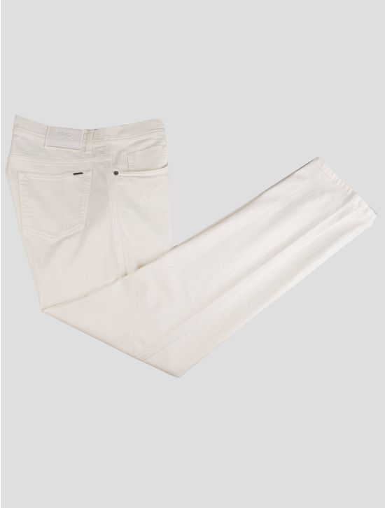 Cesare Attolini Cesare Attolini White Cotton Cashmere Ea Jeans White 000