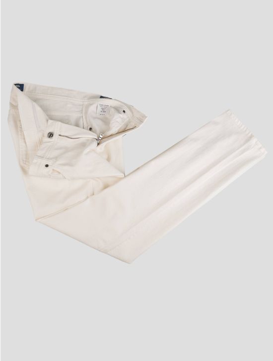 Cesare Attolini Cesare Attolini White Cotton Cashmere Ea Jeans White 001