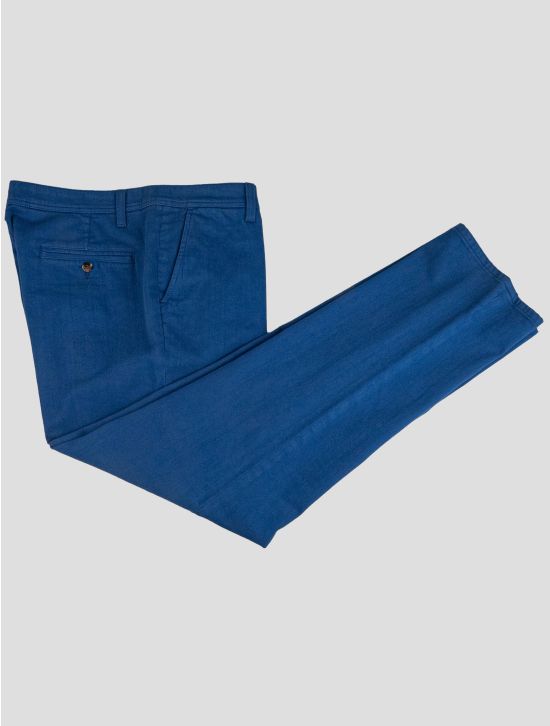 Cesare Attolini Cesare Attolini Blue Cotton Cashmere Ea Pants Blue 000