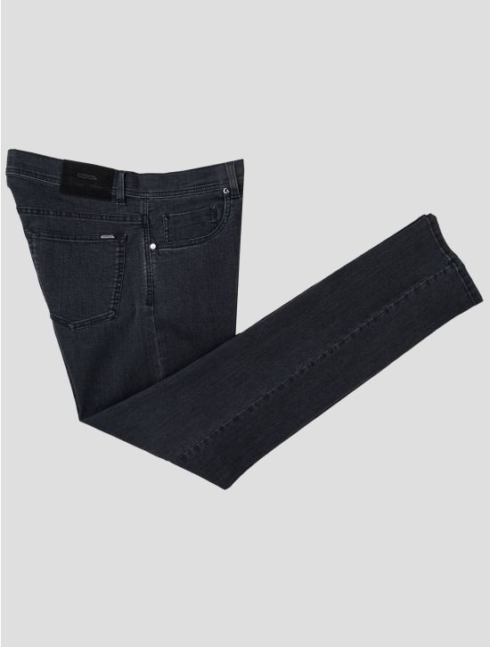 Cesare Attolini Cesare Attolini Black Cotton PL Pu Jeans Black 000