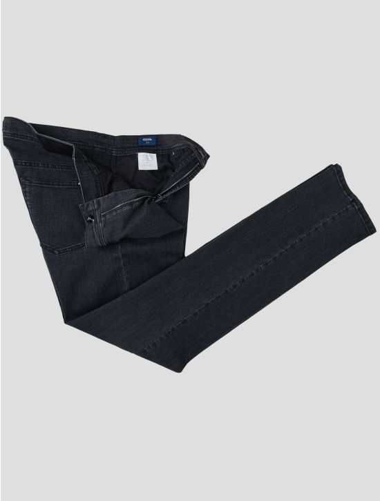 Cesare Attolini Cesare Attolini Black Cotton PL Pu Jeans Black 001