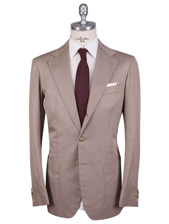 Kiton Kiton Beige Cotton Suit Beige 000