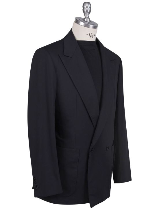 KNT Kiton Knt Black Pa Ea Suit Black 001