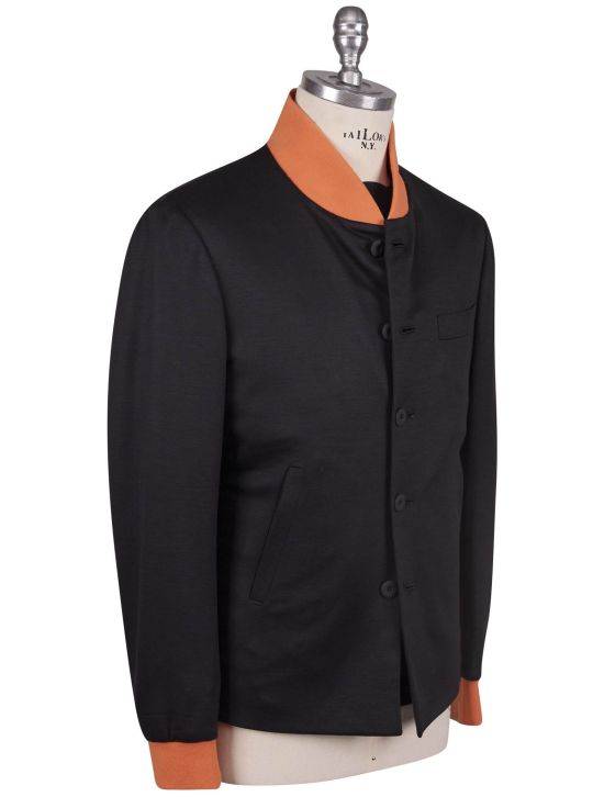 KNT Kiton Knt Black Wool Suit Black 001