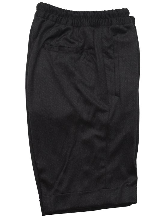 Kiton Kiton Black Wool Short Pants Black 000