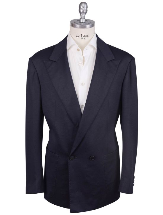 KNT Kiton Knt Blue Wool Suit Blue 000